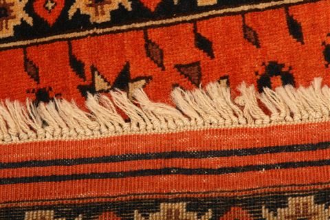Shiraz Orange Hand Knotted 34 X 50 Area Rug 100-24678 Image 5