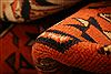 Shiraz Orange Hand Knotted 34 X 411  Area Rug 253-24679 Thumb 1