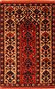 Shiraz Orange Hand Knotted 34 X 411  Area Rug 253-24679 Thumb 0