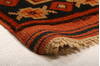 Shiraz Orange Hand Knotted 34 X 60  Area Rug 253-24681 Thumb 6