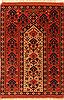 Shiraz Orange Hand Knotted 34 X 410 Area Rug 100-24682 Thumb 0