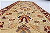 Pishavar Beige Runner Hand Knotted 25 X 610  Area Rug 250-24686 Thumb 1