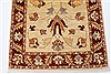 Pishavar Beige Runner Hand Knotted 25 X 610  Area Rug 250-24686 Thumb 4