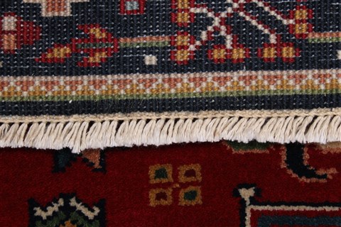 Karajeh Red Runner Hand Knotted 26 X 711 Area Rug 250-24689 Image 11