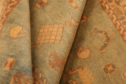Qashqai Blue Hand Knotted 35 X 52 Area Rug 100-24690 Image 5