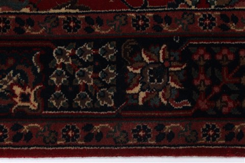 Tabriz Red Runner Hand Knotted 28 X 711  Area Rug 250-24693 Image 2