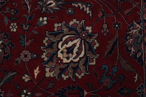 Tabriz Red Runner Hand Knotted 28 X 711  Area Rug 250-24693 Image 3