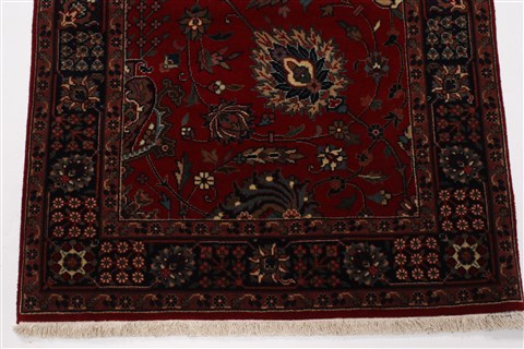 Tabriz Red Runner Hand Knotted 28 X 711  Area Rug 250-24693 Image 4