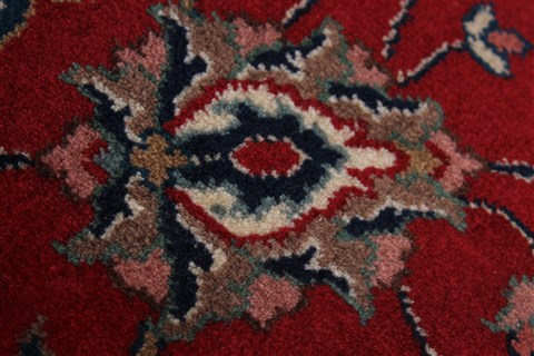 Tabriz Red Runner Hand Knotted 28 X 711  Area Rug 250-24693 Image 6