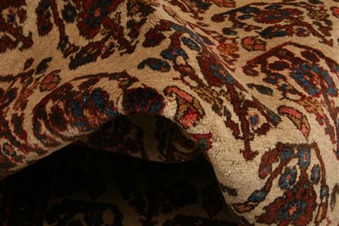 Qashqai Beige Hand Knotted 35 X 411 Area Rug 100-24694 Image 2