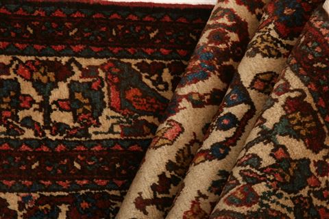 Qashqai Beige Hand Knotted 35 X 411 Area Rug 100-24694 Image 3