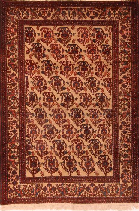 Qashqai Beige Hand Knotted 35 X 411 Area Rug 100-24694 Image 0