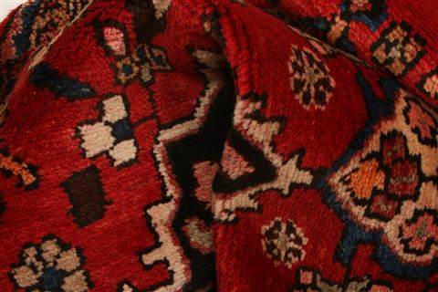 Shahsavan Red Runner Hand Knotted 37 X 94 Area Rug 100-24709 Image 2