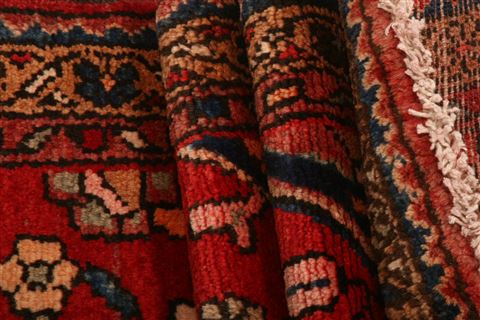 Shahsavan Red Runner Hand Knotted 37 X 94 Area Rug 100-24709 Image 3