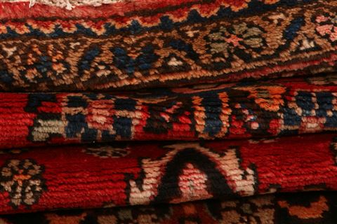 Shahsavan Red Runner Hand Knotted 37 X 94 Area Rug 100-24709 Image 4