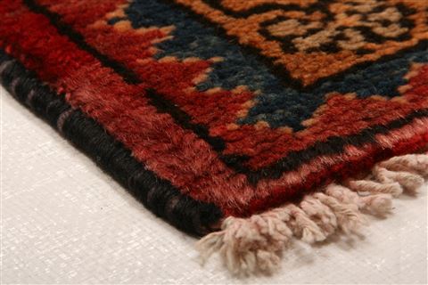 Shahsavan Red Runner Hand Knotted 37 X 94 Area Rug 100-24709 Image 7