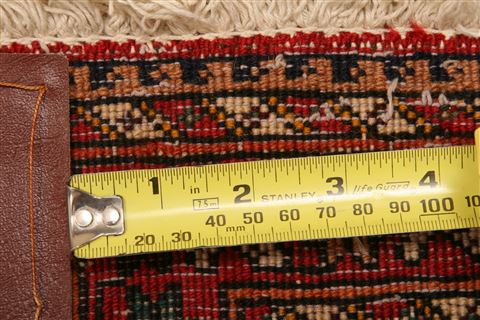 Abadeh Beige Runner Hand Knotted 28 X 65 Area Rug 100-24713 Image 7