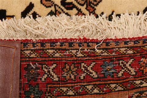 Abadeh Beige Runner Hand Knotted 28 X 65 Area Rug 100-24713 Image 8