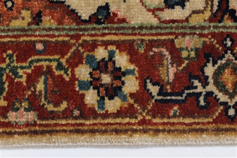 Serapi White Runner Hand Knotted 20 X 60 Area Rug 250-24719 Image 4