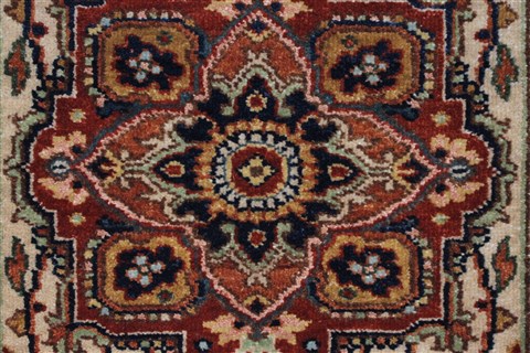 Serapi White Runner Hand Knotted 20 X 60 Area Rug 250-24719 Image 5