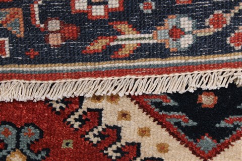 Karajeh Red Runner Hand Knotted 21 X 60 Area Rug 250-24723 Image 11