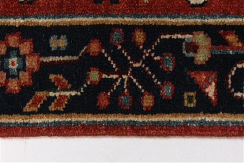 Karajeh Red Runner Hand Knotted 21 X 60 Area Rug 250-24723 Image 2