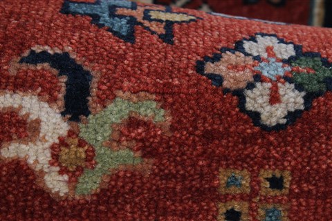 Karajeh Red Runner Hand Knotted 21 X 60 Area Rug 250-24723 Image 7