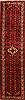 Hossein Abad Red Runner Hand Knotted 26 X 99  Area Rug 100-24724 Thumb 0