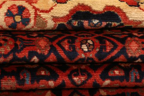 Malayer Red Runner Hand Knotted 35 X 911 Area Rug 100-24726 Image 4