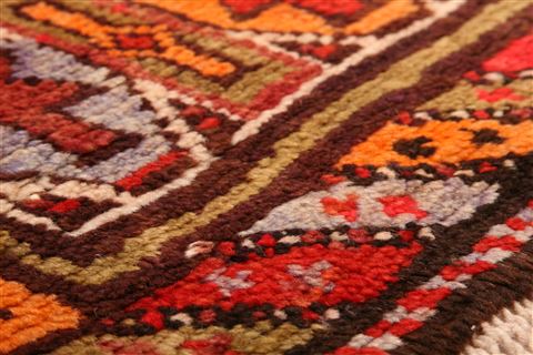 Karabakh Red Runner Hand Knotted 40 X 911 Area Rug 100-24738 Image 8