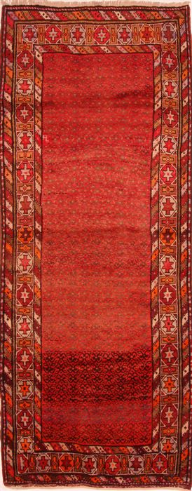 Karabakh Red Runner Hand Knotted 40 X 911 Area Rug 100-24738 Image 0