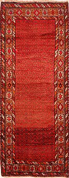 Karabakh Red Runner Hand Knotted 4'0" X 9'11"  Area Rug 100-24738