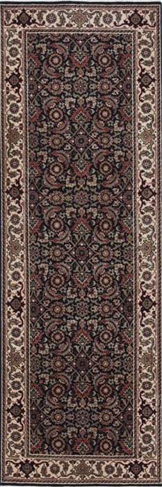 Herati Black Runner Hand Knotted 20 X 511  Area Rug 250-24747 Image 0