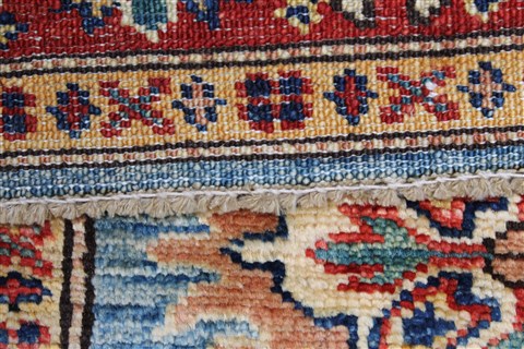 Kazak Blue Runner Hand Knotted 20 X 60 Area Rug 250-24752 Image 11