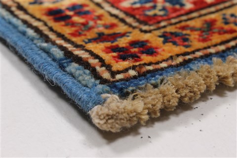 Kazak Blue Runner Hand Knotted 20 X 60 Area Rug 250-24752 Image 5