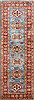 Kazak Blue Runner Hand Knotted 20 X 60 Area Rug 250-24752 Thumb 0