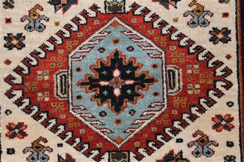 Karajeh Beige Runner Hand Knotted 20 X 511 Area Rug 250-24757 Image 5