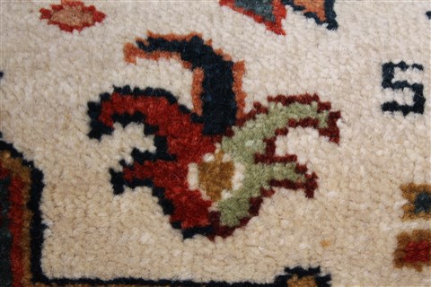 Karajeh Beige Runner Hand Knotted 20 X 511 Area Rug 250-24757 Image 9