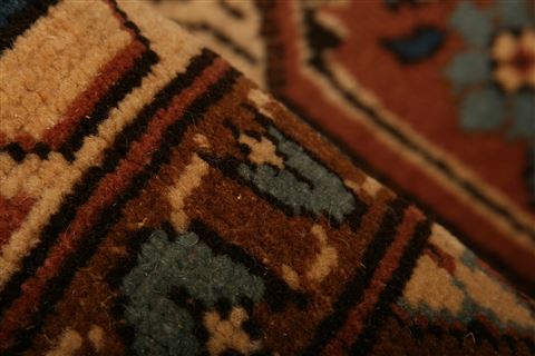 Tabriz Brown Runner Hand Knotted 42 X 104 Area Rug 100-24773 Image 1