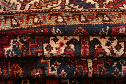 Shiraz Red Runner Hand Knotted 33 X 84  Area Rug 253-24779 Image 6