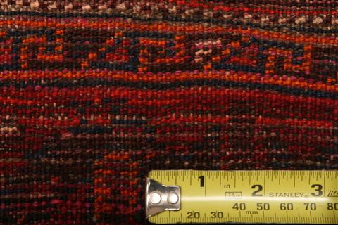 Shiraz Red Runner Hand Knotted 33 X 84  Area Rug 253-24779 Image 7