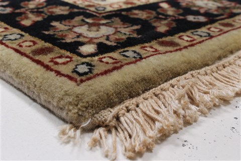 Kashmar Beige Runner Hand Knotted 29 X 61 Area Rug 250-24788 Image 6