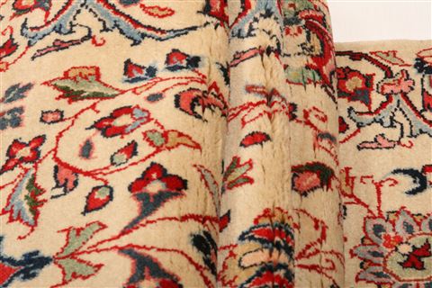 Kashmar Beige Runner Hand Knotted 27 X 135 Area Rug 100-24801 Image 3