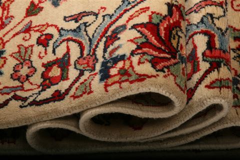 Kashmar Beige Runner Hand Knotted 27 X 135 Area Rug 100-24801 Image 4