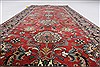 Kashan Red Runner Hand Knotted 28 X 60  Area Rug 250-24802 Thumb 1