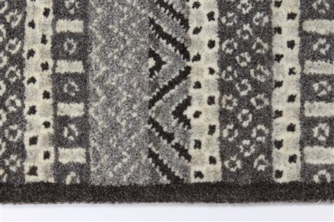 Modern Grey Runner Hand Knotted 26 X 61 Area Rug 250-24807 Image 1
