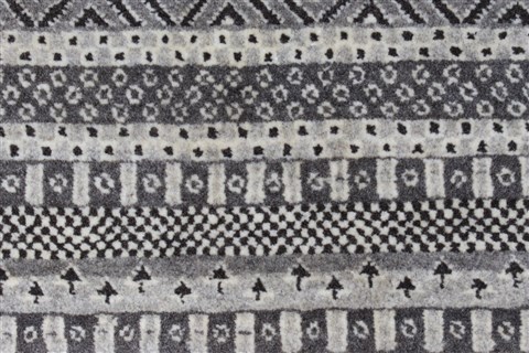Modern Grey Runner Hand Knotted 26 X 61 Area Rug 250-24807 Image 2