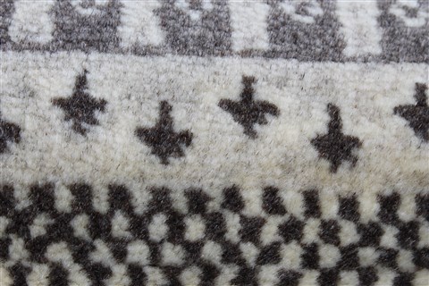 Modern Grey Runner Hand Knotted 26 X 61 Area Rug 250-24807 Image 6