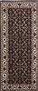 Herati Black Hand Knotted 27 X 62  Area Rug 250-24814 Thumb 0