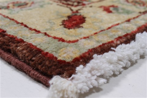 Chobi Brown Runner Hand Knotted 20 X 52 Area Rug 250-24820 Image 5